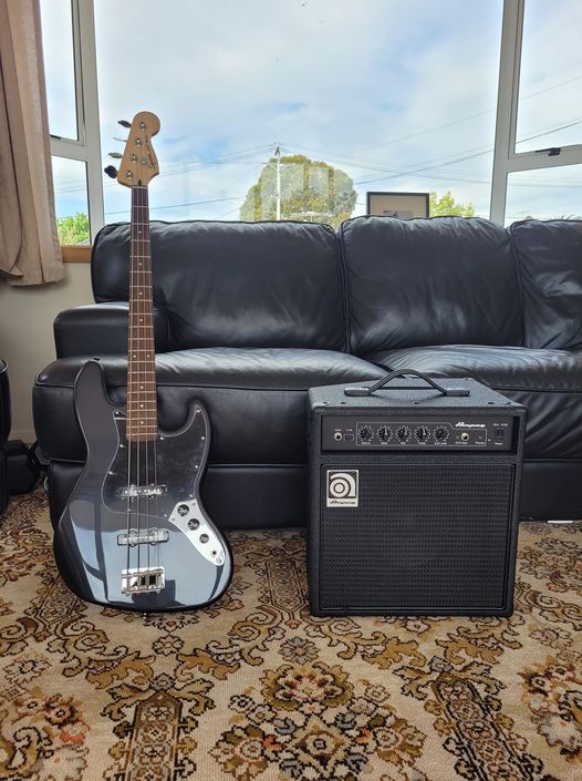 May be an image of guitar