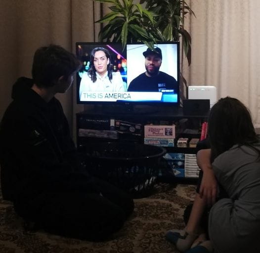 My kids gravitated to the footage of George Floyd's funeral